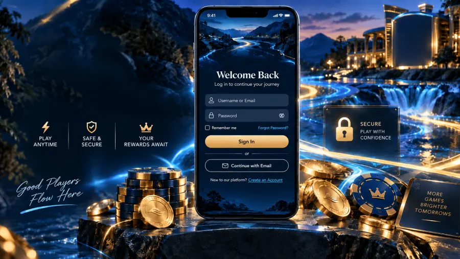 River spin casino login